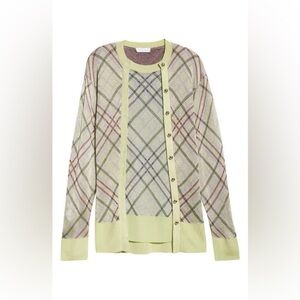 Rabanne - Plaid Long Sleeve Sweater NWT